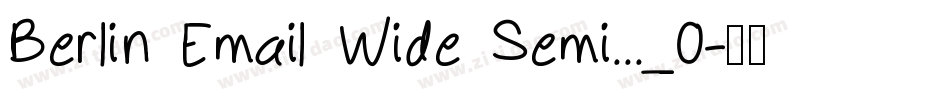 Berlin Email Wide Semi..._0字体转换